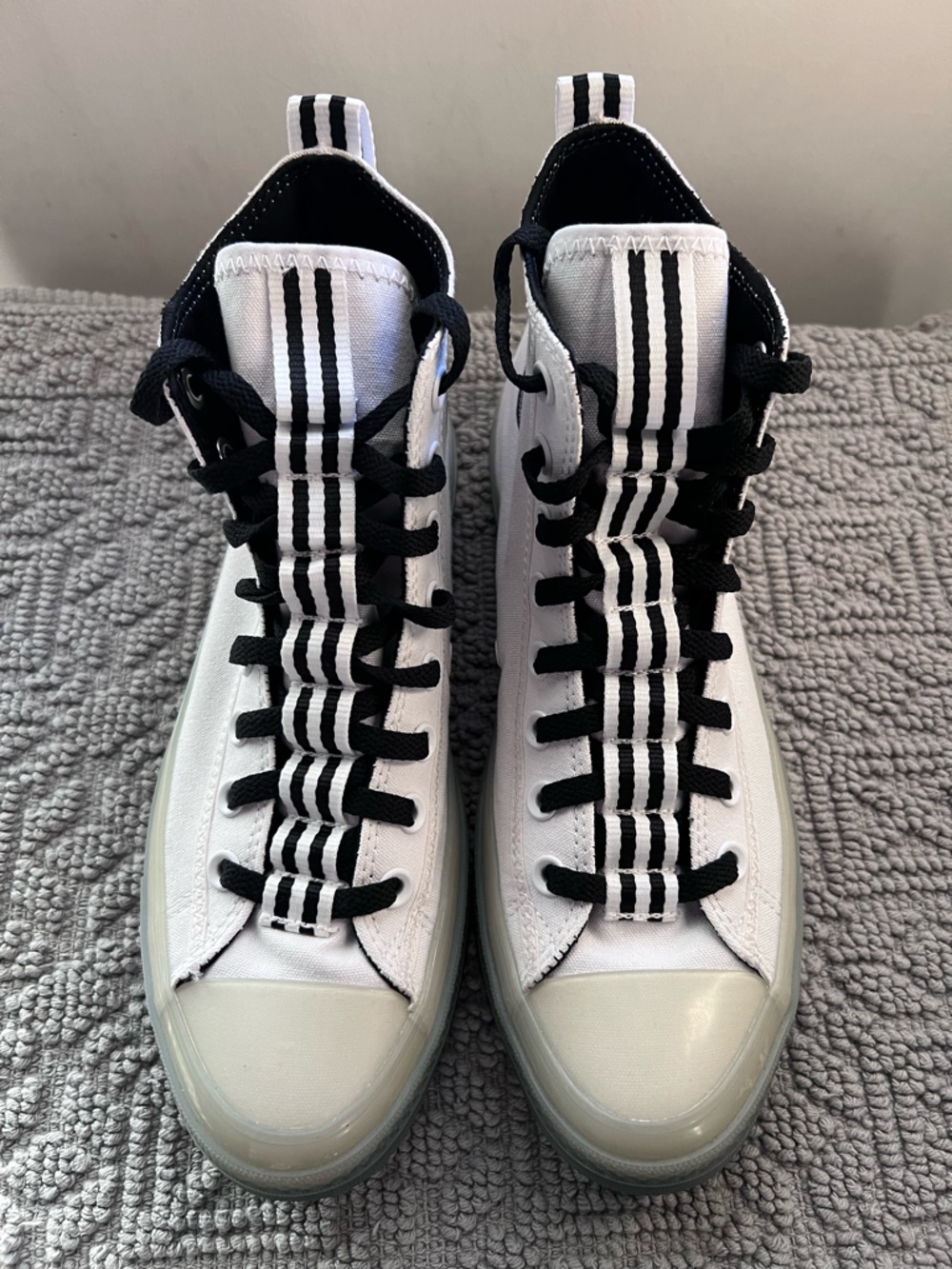 Converse Chuck Taylor All Star CX High Top White Black Striped Lace Up A07090C